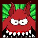 A funny red monster. #23